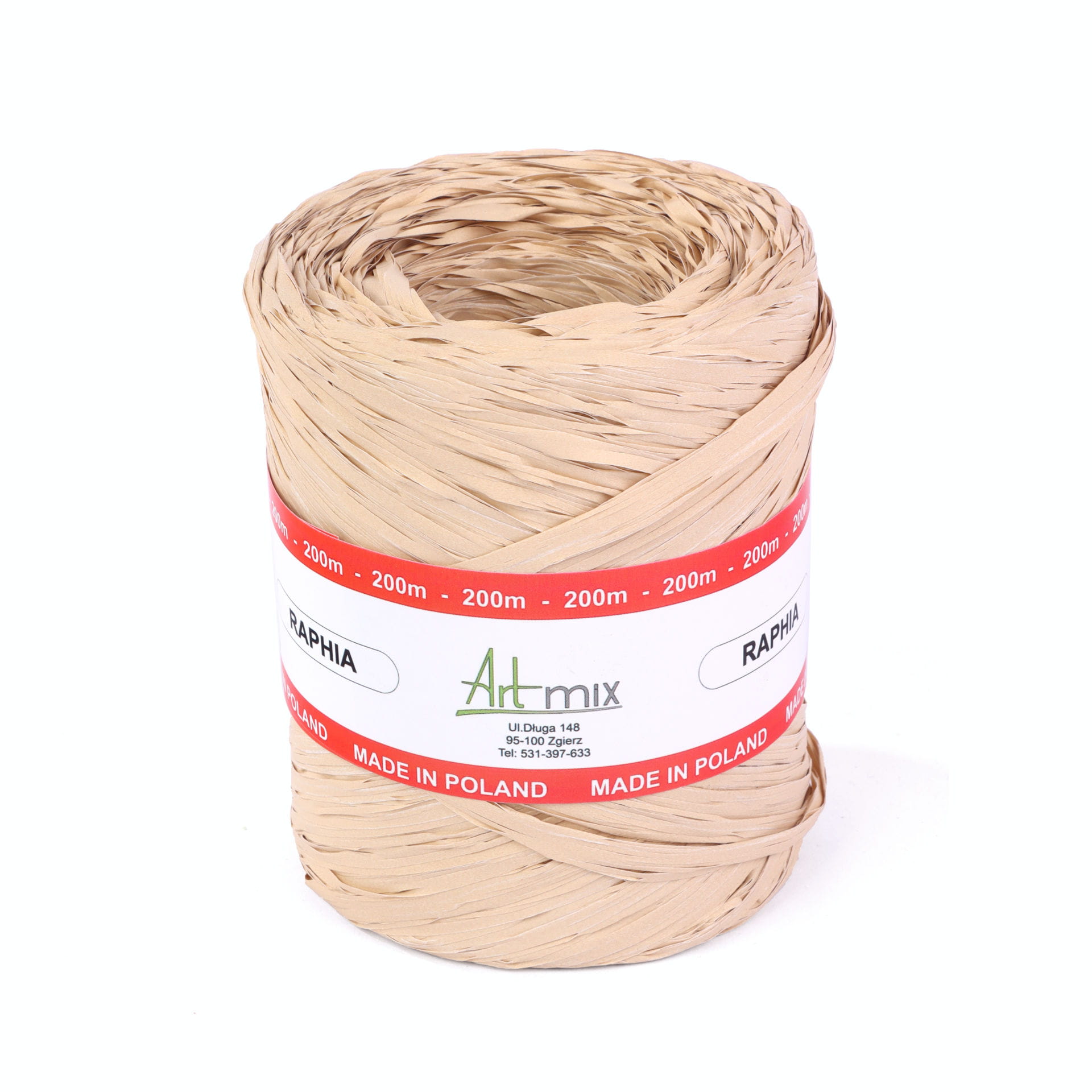 CONNEX - RAFIA NATURALE 50 GR A FASCE