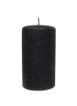 Świeca Iris Słupek 7 x 13cm - Czarny