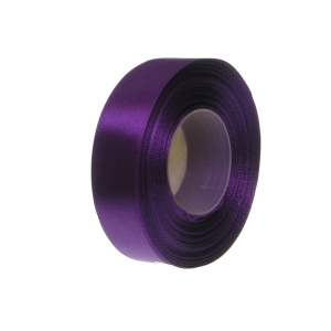 Wstążka Satynowa 25mm 32mb – Ciemny Fioletowy Nr 34