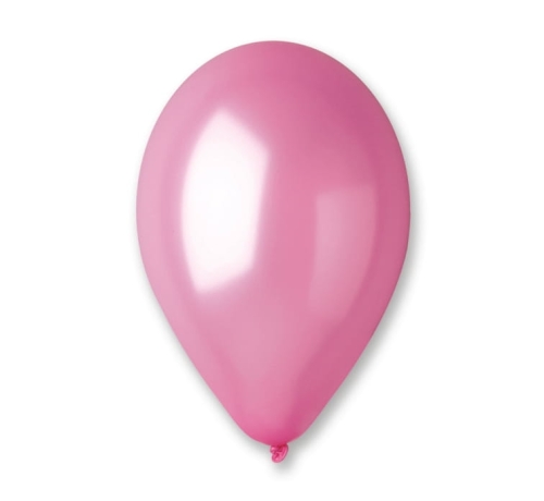 Balony Metaliczne Różowe 30cm kpl. 100szt