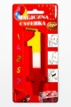 Magiczna Świeczka Urodzinowa Cyfra 0-9 Niegasnąca - 10cm