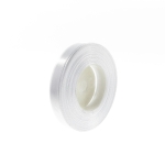 Wstążka Satynowa 12mm 32mb - Biały Nr 01
