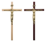 Krzyż Wiszący Drewniany 24cm - kolory
