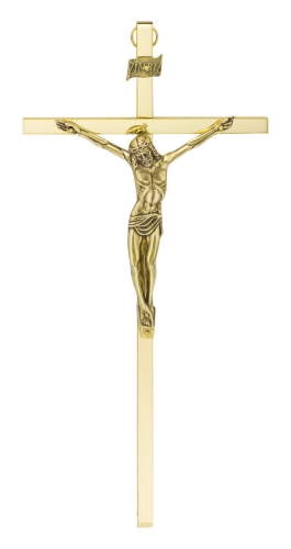 Krzyż Wiszący 26cm - Złoty
