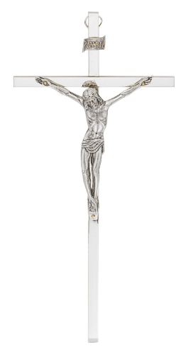 Krzyż Wiszący - Nikiel 26cm