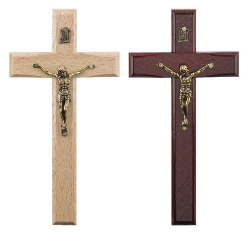 Krzyżyk Wiszący Drewniany 16cm - kolory