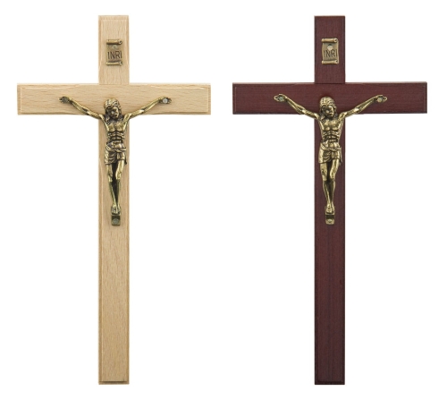 Krzyżyk Wiszący Drewniany 21cm - kolory