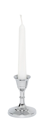 Świecznik Tradycyjny - Chrom 7,5cm