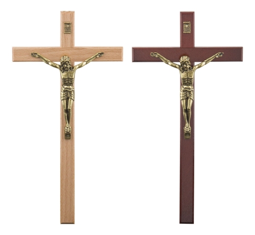 Krzyż Wiszący Drewniany 27cm - kolory