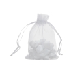 Woreczki Tiulowe 9x13cm kpl. 12szt – Biały