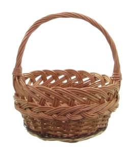 Kosz Wiklinowy Okrągły Ażur 20x21cm