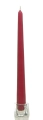 Świeca Stożkowa 24,5cm kpl. 10szt  - Burgund