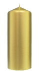 Świeca Słupek Metalik 8 x 20cm - Złoty