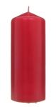 Świeca Słupek 8 x 20cm - Bordowy