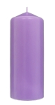Świeca Gładka Słupek 8/20cm - Jasna Fioletowa