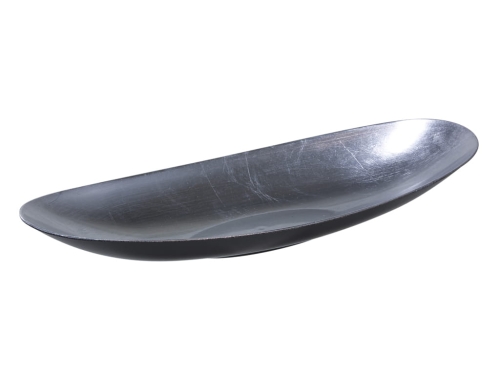 Patera Dekoracyjna Podłużna Łódka  40x17cm - Srebrny