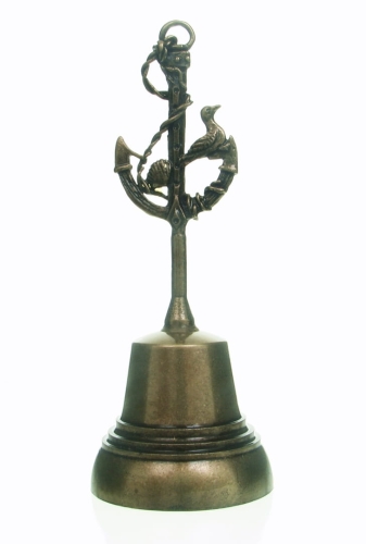 Dzwonek Metalowy 17cm - Kotwica