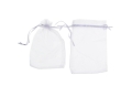 Woreczki Tiulowe 12x15cm kpl. 12szt – Biały