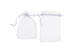 Woreczki Tiulowe 12x15cm kpl. 12szt – Biały