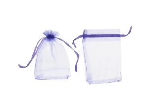 Woreczki Tiulowe 8x10cm kpl. 12szt – Fioletowy
