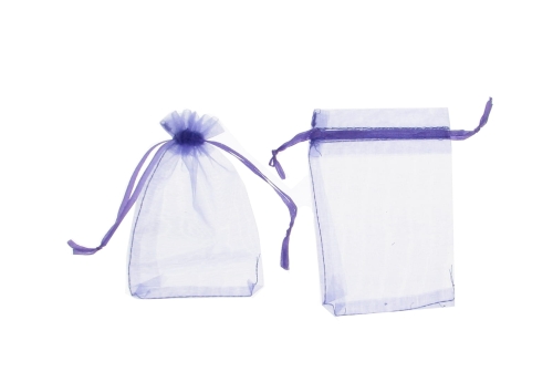Woreczki Tiulowe 8x10cm kpl. 12szt – Fioletowy