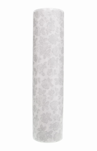 Bieżnik Paw Professional Airlaid 40cmx24m - Róże Srebrne