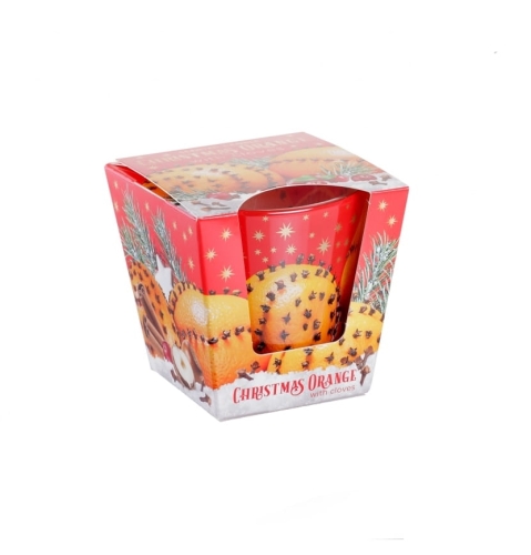 Świeca Zapachowa  w Szkle Christmas Orange 115g - 2 wzory