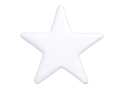 Zawieszka Gwiazda Styropianowa 25cm z Brokatem - Biały