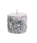 Świeca Słupek 7 x 6cm Pień Brzozy - Biały