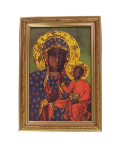 Obraz Matka Boska Częstochowska 17/12cm