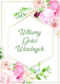 Tablica Powitalna na Wesele Witamy Gości Weselnych - wzory
