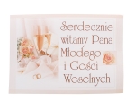 Transparent Weselny do Domu Panny Młodej. 