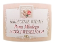 Transparent Weselny Tradycyjny 69x48cm - wzory
