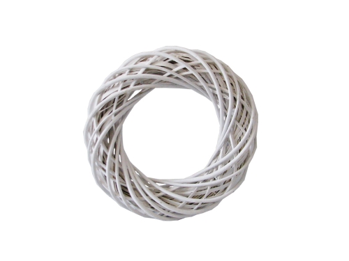 Koło Wiklinowe 30cm - Biały