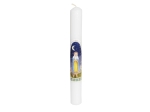 Świeca Liturgiczna Gromnica do Torebki 25cm - Biały