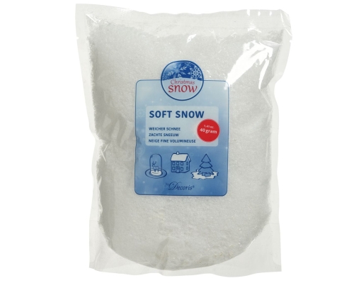 Śnieg Sztuczny Miękki 40g - Biały