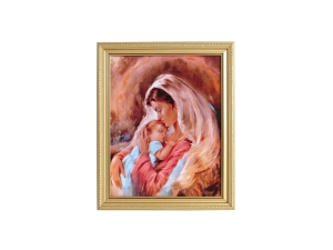 Obraz Matka Boska z Dzieciątkiem 18 x 13cm - 4 wzory