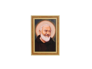 Obraz Św. Ojciec Pio 17 x 12cm