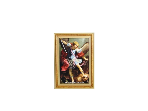Obraz Św. Michał Archanioł 17 x 12cm - 2 wzory