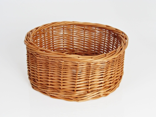 Kosz Wiklinowy Okrągły Ogródek bez Pałąka 30cm