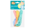 Balony z Cyframi 1 w Groszki kpl. 5szt 