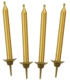 Świeczki Urodzinowe 6cm kpl. 10szt – Złoty