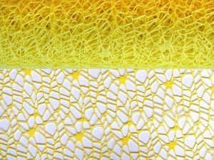 Siatka Koronkowa 50cmx4,5m - Żółty
