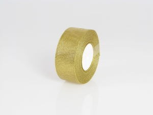 Wstążka Metaliczna 40mm 27mb - Złoty