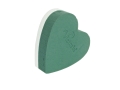 Victoria Gąbka florystyczna Serce Pełne 20cm kpl. 2szt - Zielony