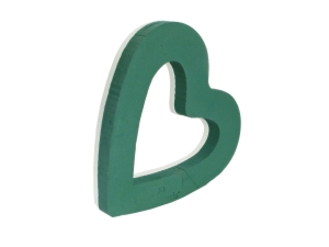 Victoria Gąbka florystyczna Serce Otwarte 47cm kpl. 2szt - Zielony