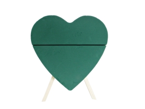 Victoria Gąbka florystyczna Serce Pełne na Stojaku 47cm - Zielony