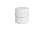 Pudełko Flower Box Papierowy Okrągły 12,7cm - Biały