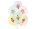 Balony Lateksowe Retro Ice Cream kpl. 6szt - Pastelowe