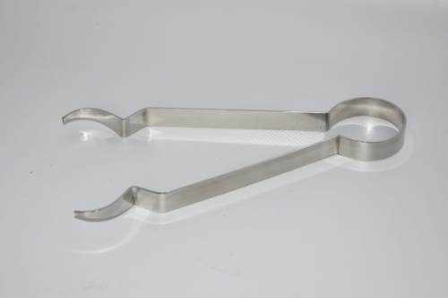 Szczypce Metalowe do Węgielków 18cm - Srebrny